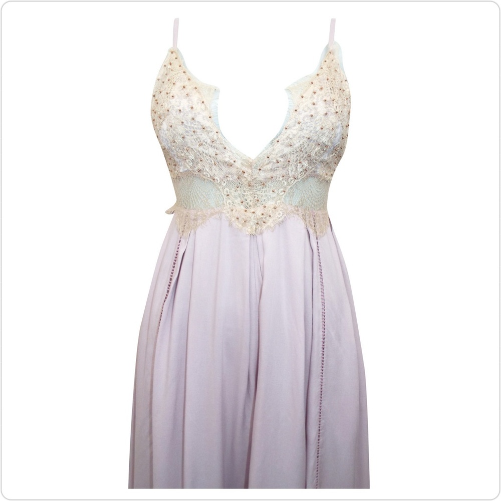 NEW! FREE PEOPLE light lavender jumpsuit - Picture 5 of 9